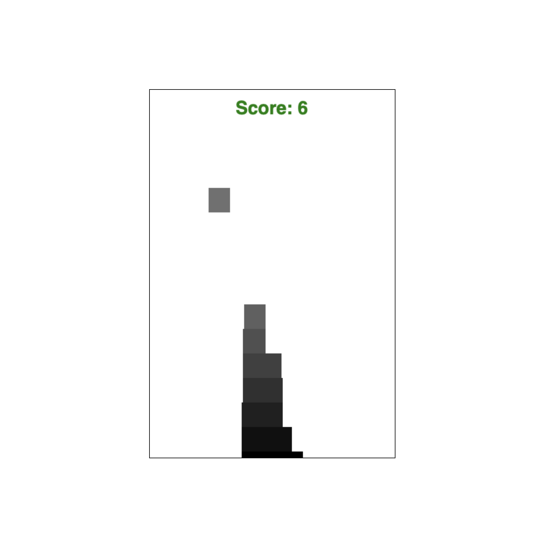 Block Stacking JavaScript Game